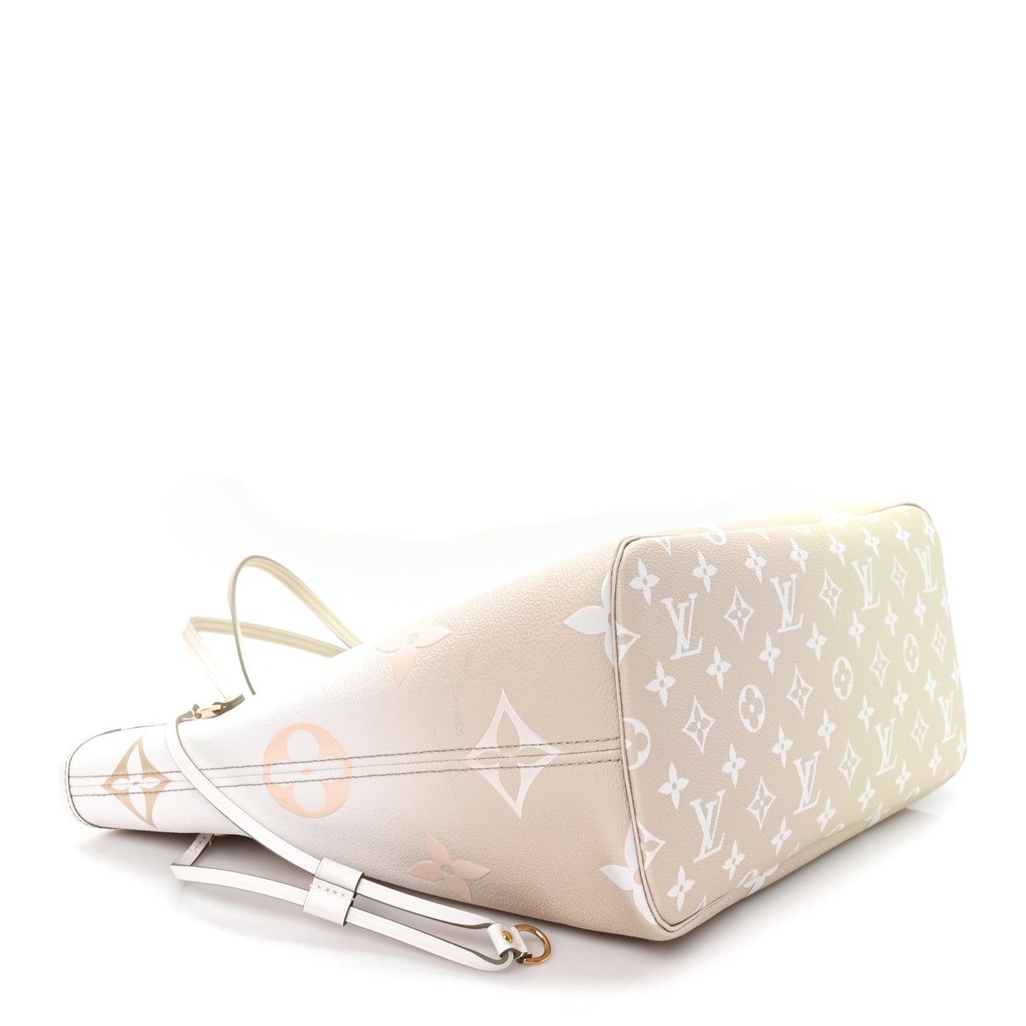 Monogram Giant Spring In The City Neverfull MM Sunset Kaki