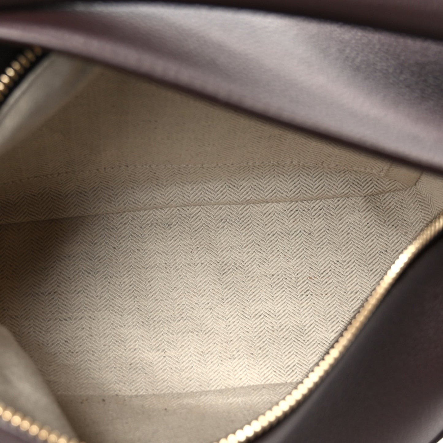 Soft Grained Calfskin Small Puzzle Edge Bag Dark Chestnut