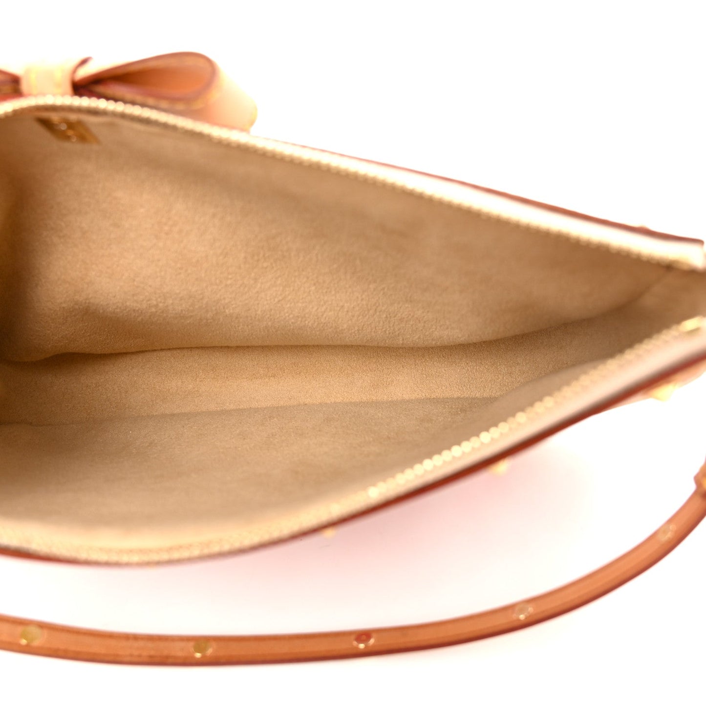 Monogram Cherry Blossom Pochette Accessories Red