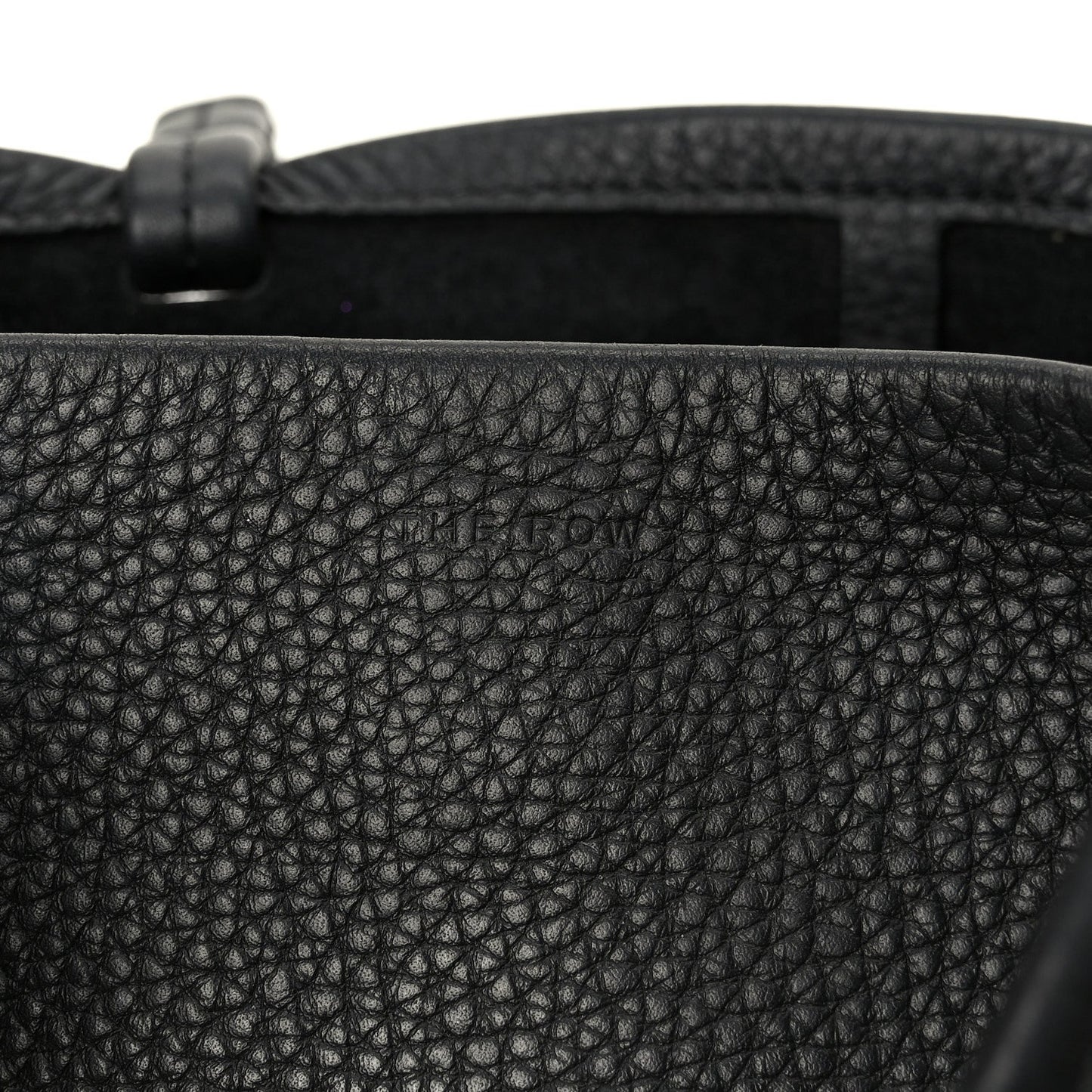 Grained Calfskin Small Park Tote Black