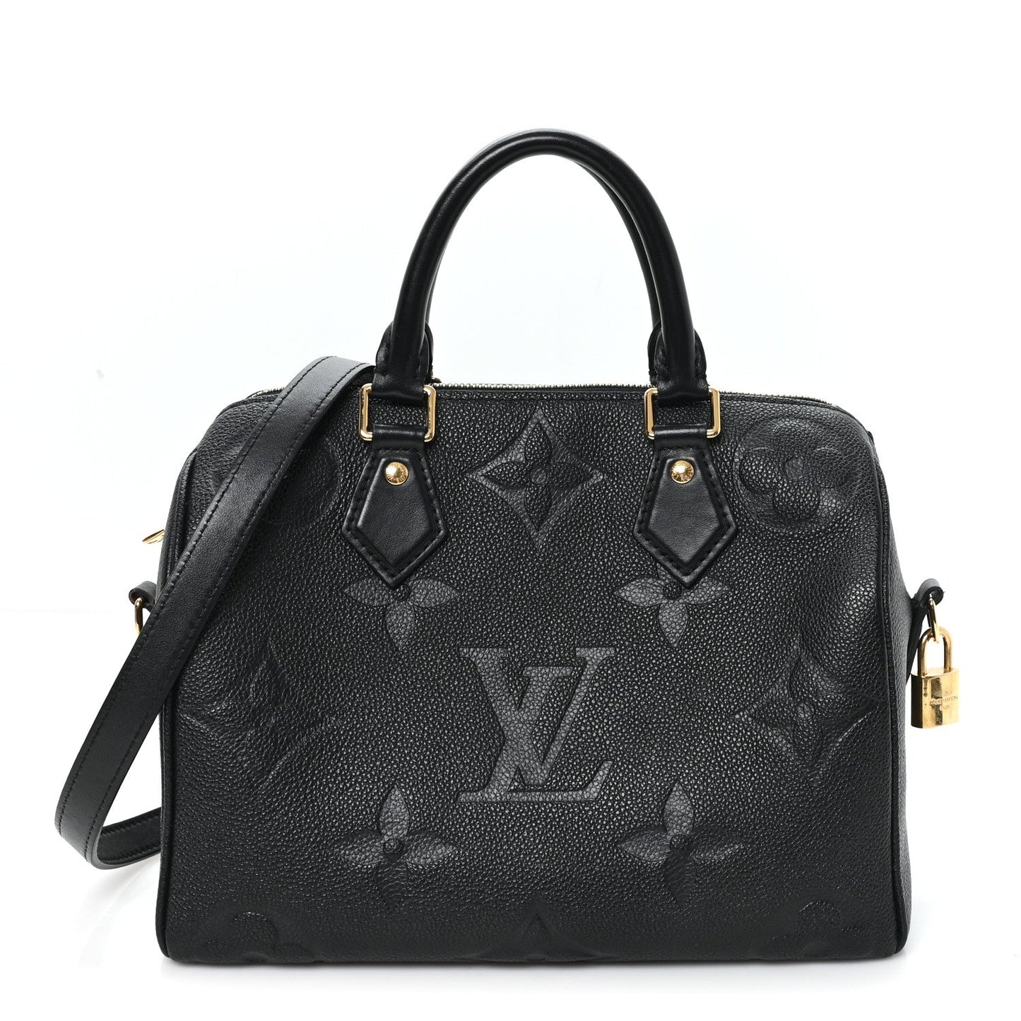 Empreinte Monogram Giant Speedy Bandouliere 25 Black