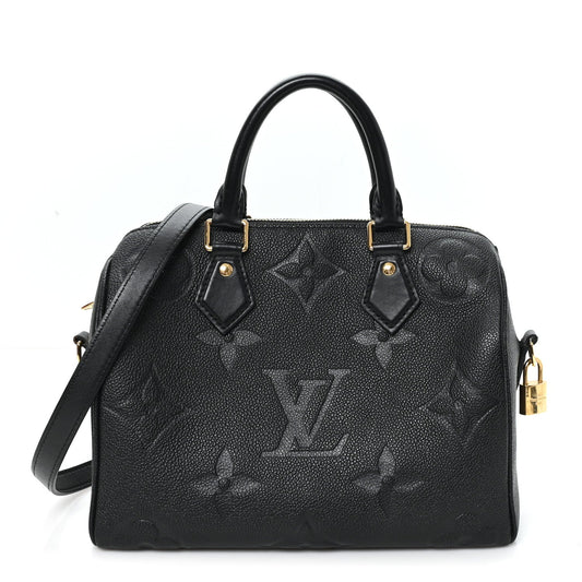 Empreinte Monogram Giant Speedy Bandouliere 25 Black