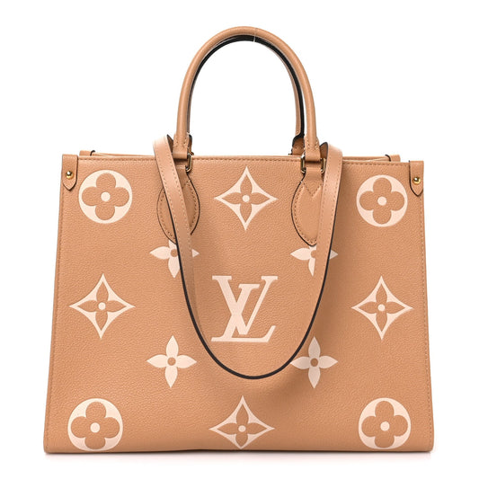 Empreinte Monogram Giant Onthego MM Arizona Creme