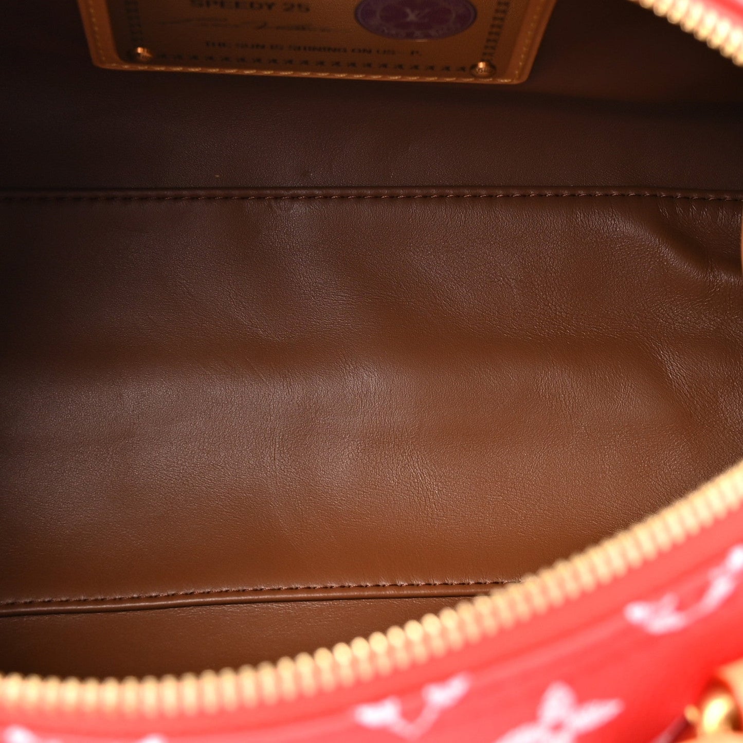 Soft Calfskin Monogram Speedy P9 Bandouliere 25 Red