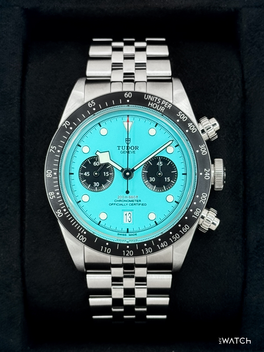 2026 Tudor Black Bay Chrono 41mm 79360N Flamingo Blue Dial