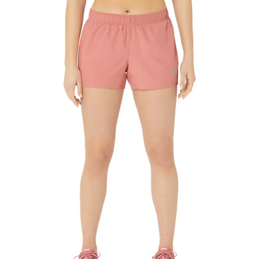 Women's Silver 4inch Shorts :Light Garnet