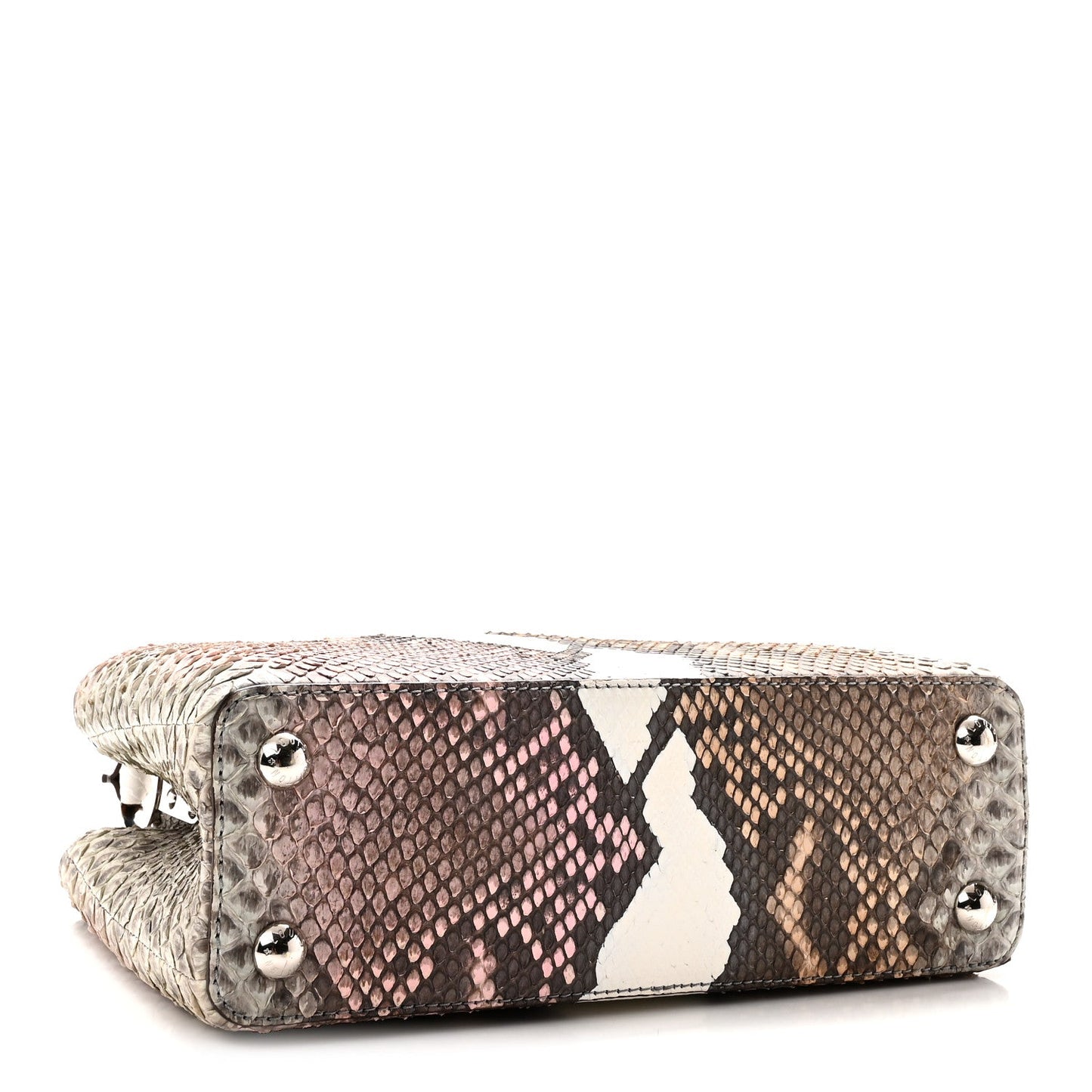 Snakeskin Capucines BB Naturel Multicolor