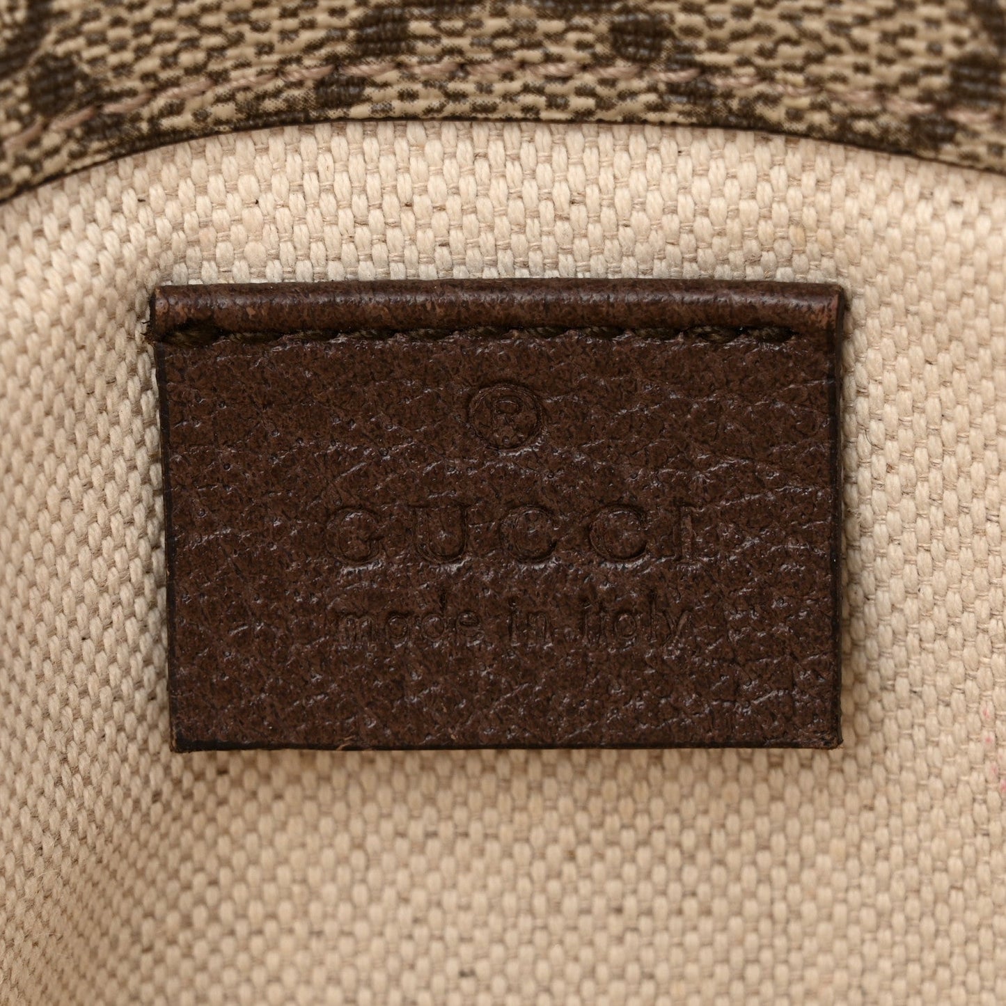GG Supreme Web Totem Three Piece Monogram Shoulder Bag Beige New Acero