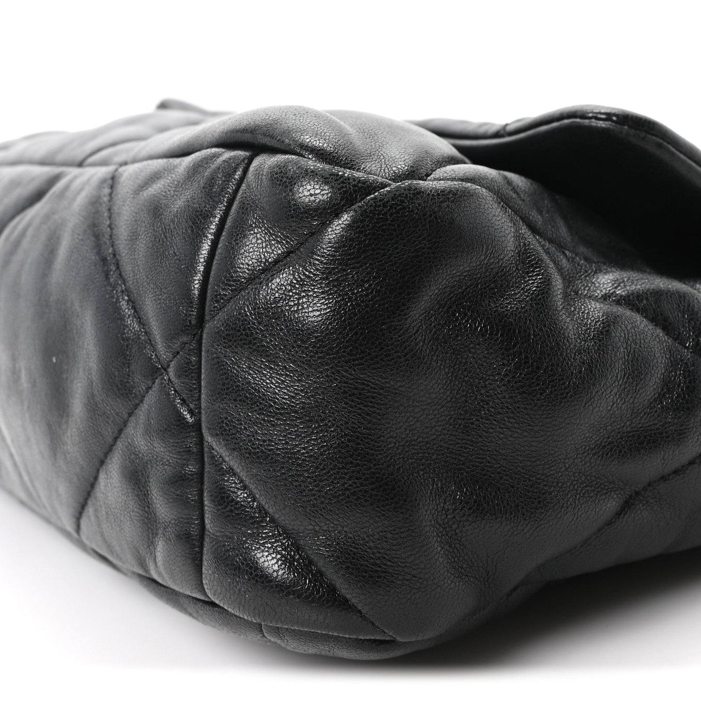 Lambskin Quilted Large Chanel 19 Flap Black