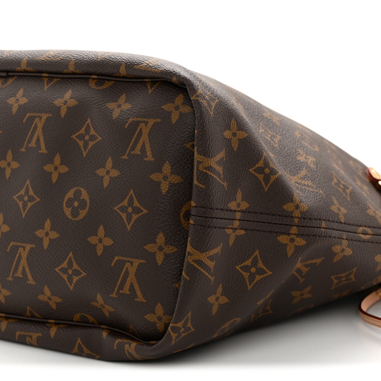 Monogram Inside Out Neverfull Bandouliere MM Rouge Sari
