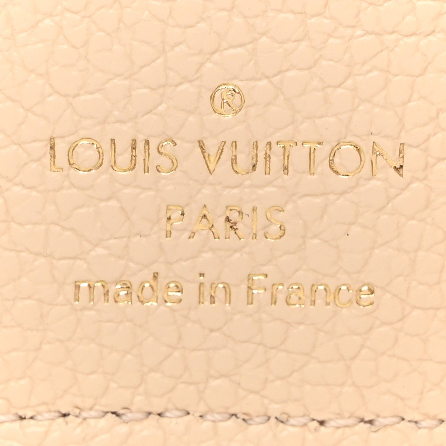 Empreinte Monogram Giant Victorine Wallet Creme Bois De Rose