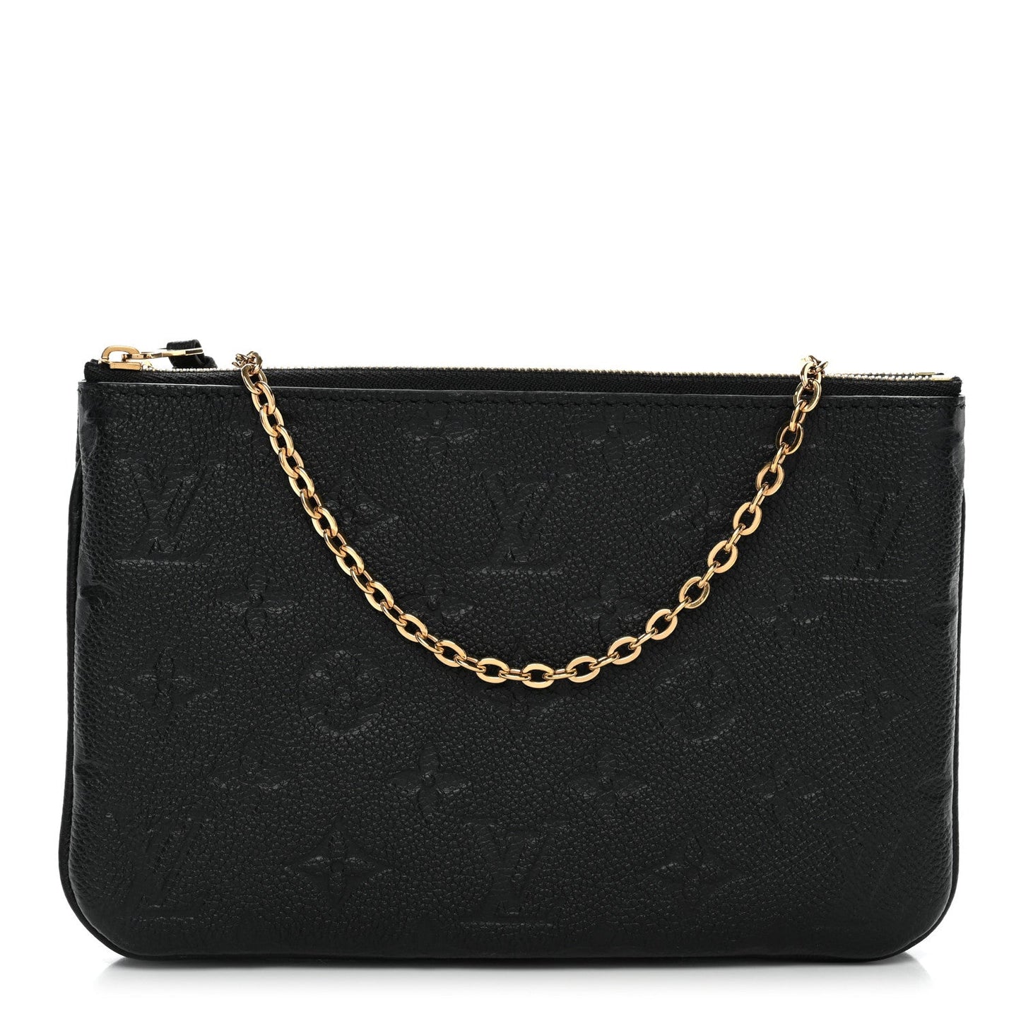 Empreinte Double Zip Pochette Black