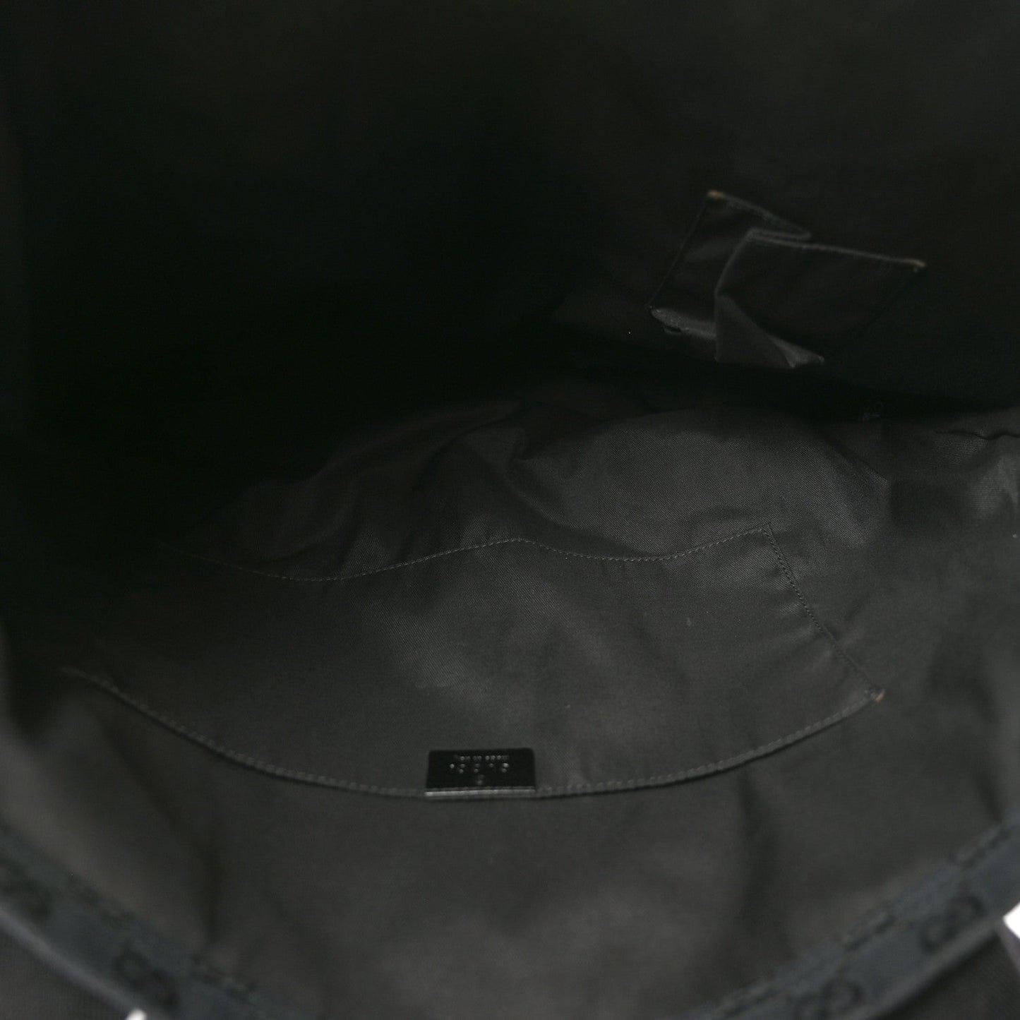 GG Monogram Medium Handle Vertical Tote Black