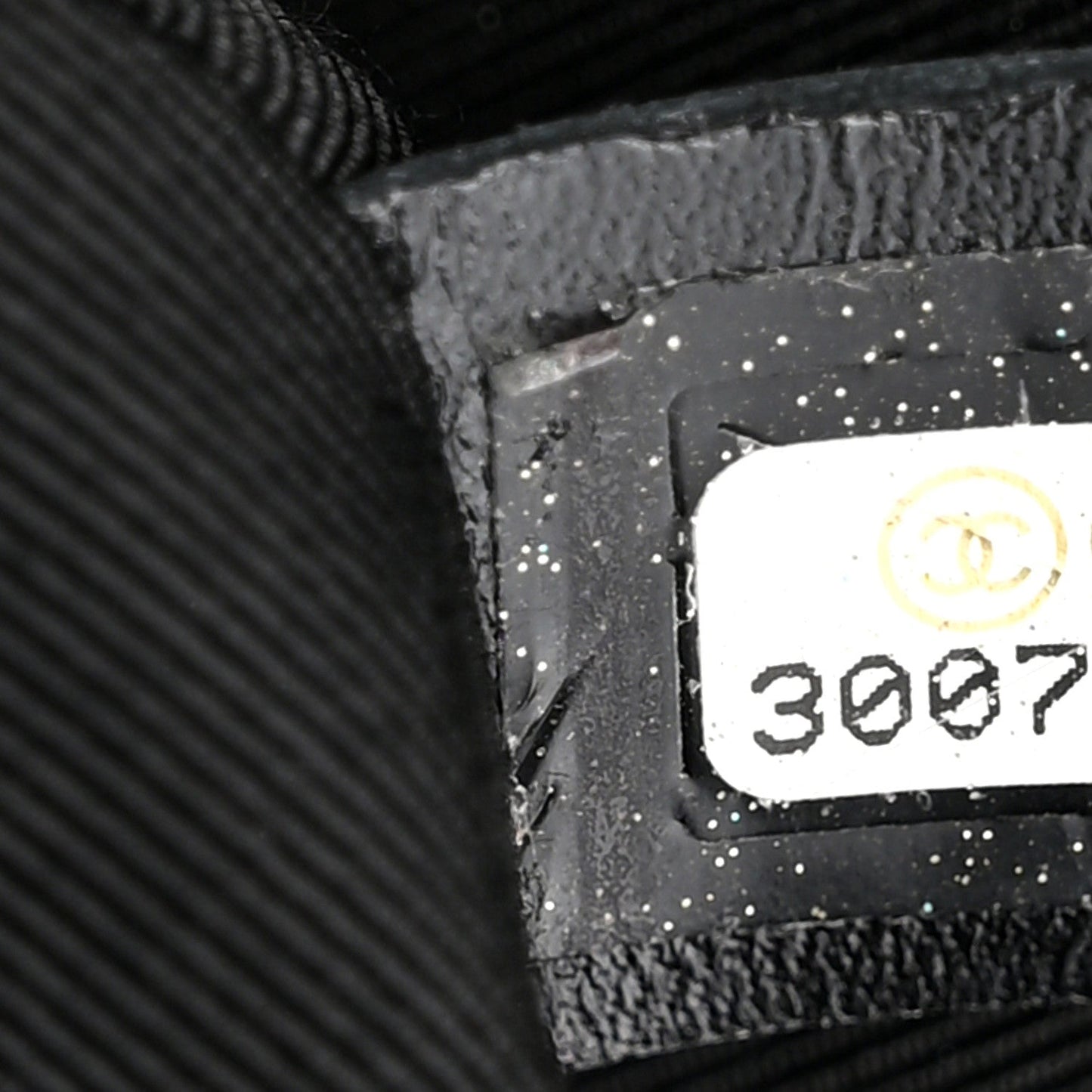 Glazed Calfskin Quilted Medium Chain Around Boy Flap Black