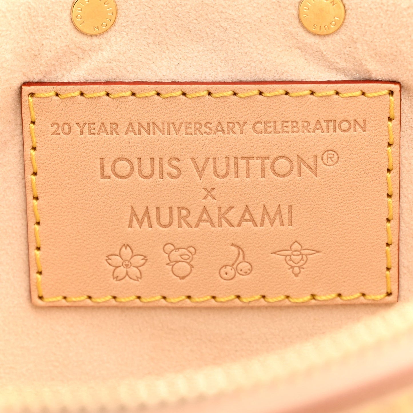 LV X TM Monogram Multicolor Pochette Accessories White