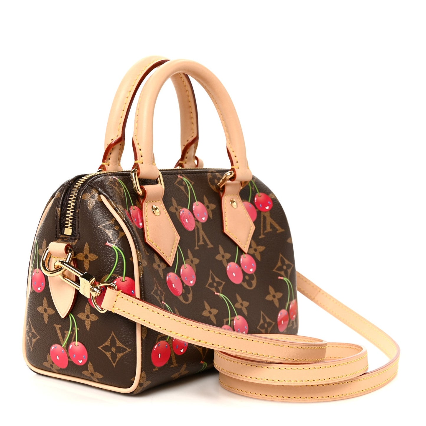 LV X TM Monogram Cerises Speedy Bandouliere 20
