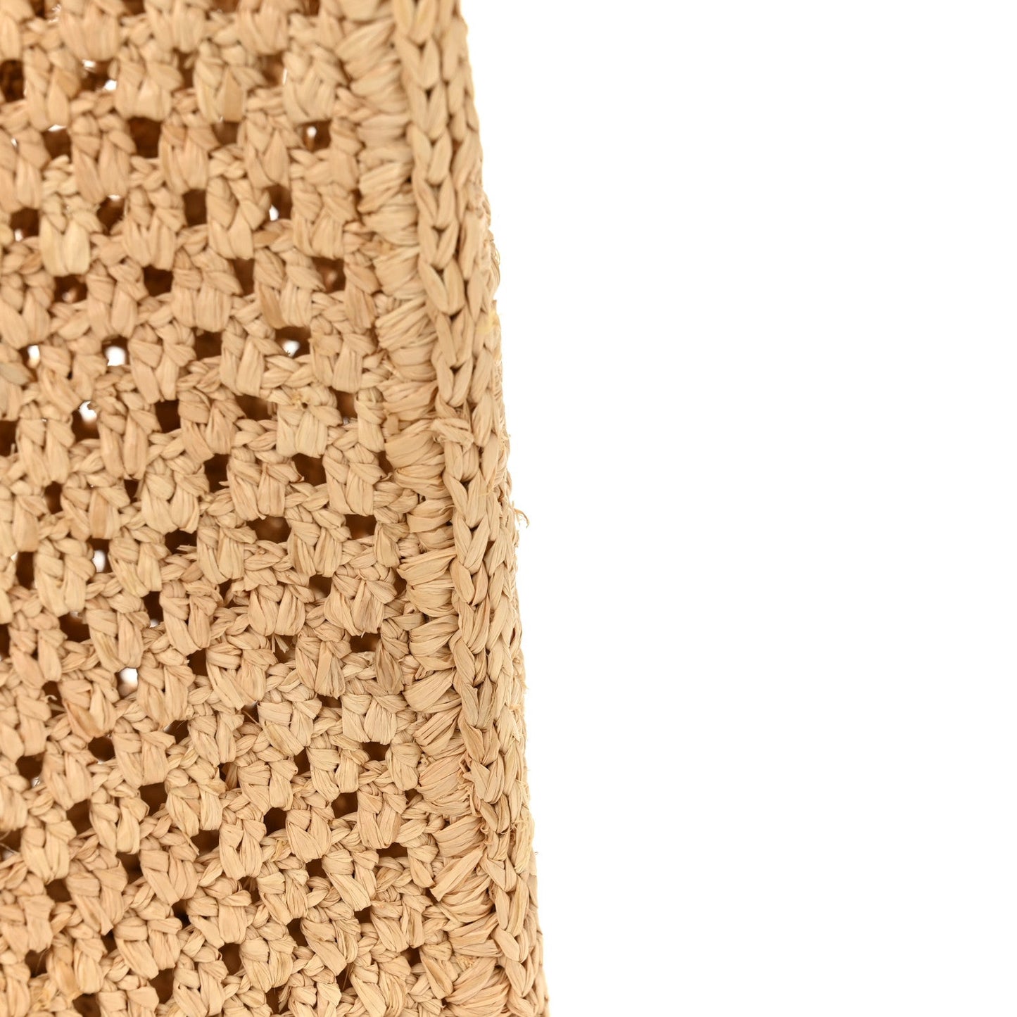 Raffia Calfskin Forte Del Marmi OnTheGo MM Natural Fuchsia