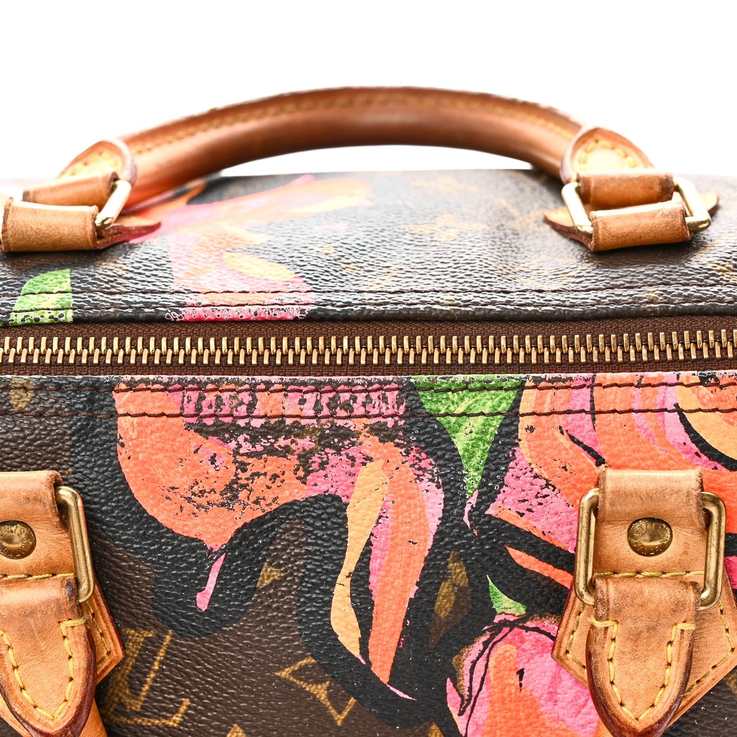 Monogram Roses Speedy 30