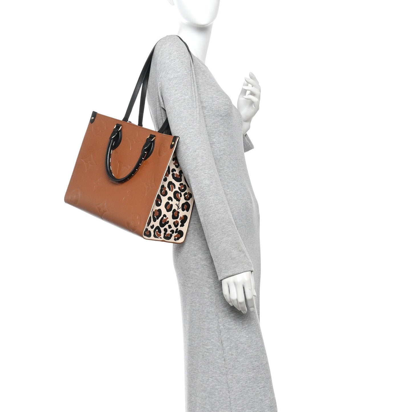 Empreinte Monogram Giant Wild At Heart Onthego MM Caramel