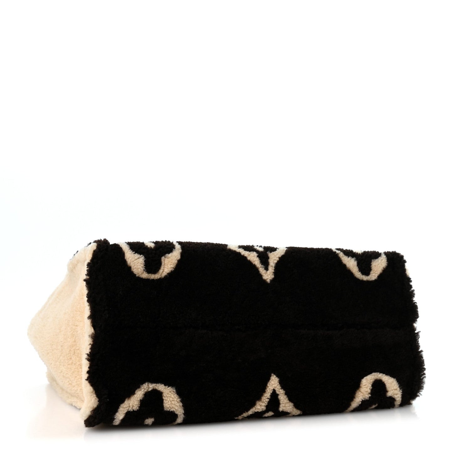 Shearling Monogram Giant Teddy Onthego GM Marron