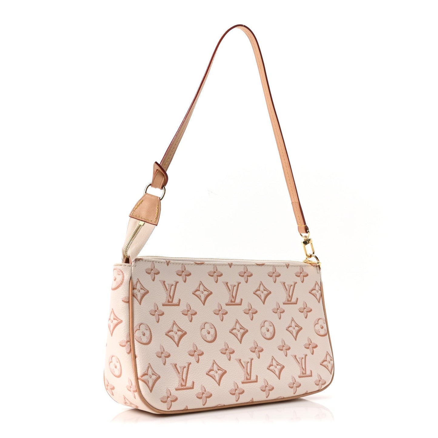 Monogram Fall For You Maxi Multi Pochette Accessories Beige Clair