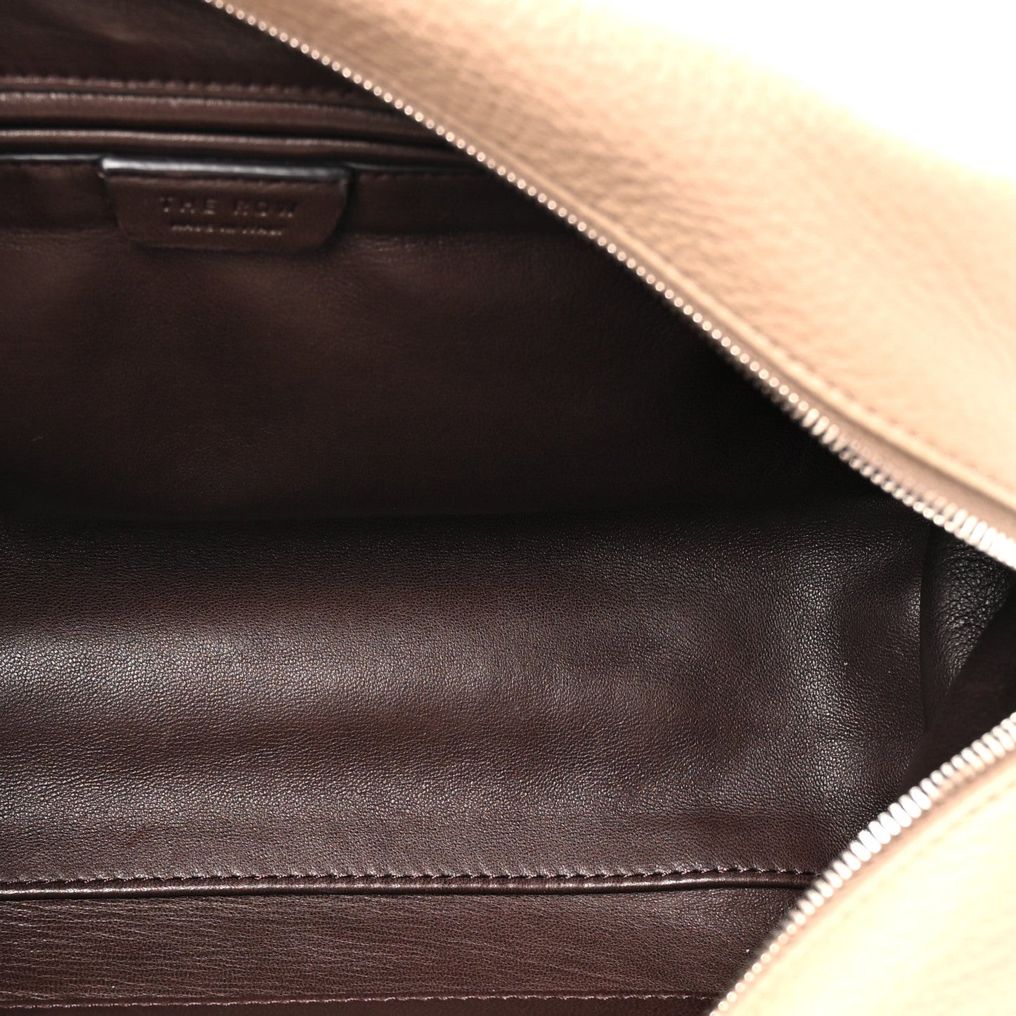 Grained Calfskin Astra Bag Dark Taupe