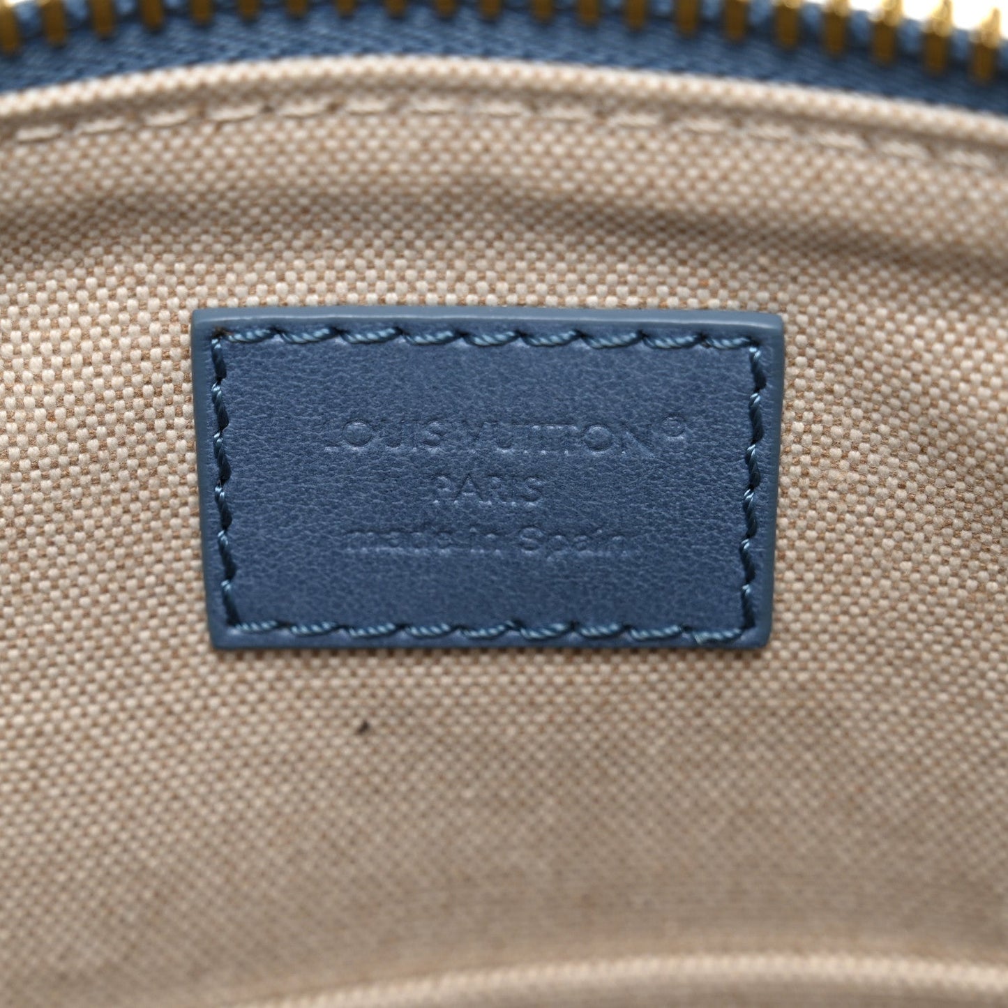 Damier Denim 3D Speedy Bandouliere 30 Denim Blue