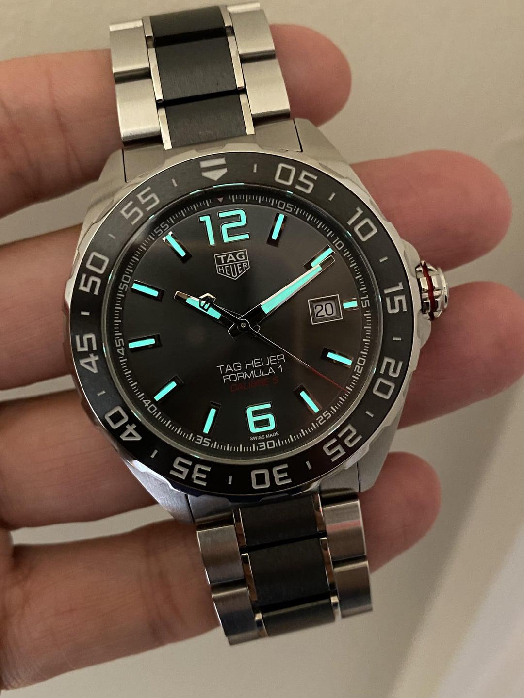 Tag Heuer Formula 1 Anthracite Dial Watch for Men - WAZ2011.BA0843