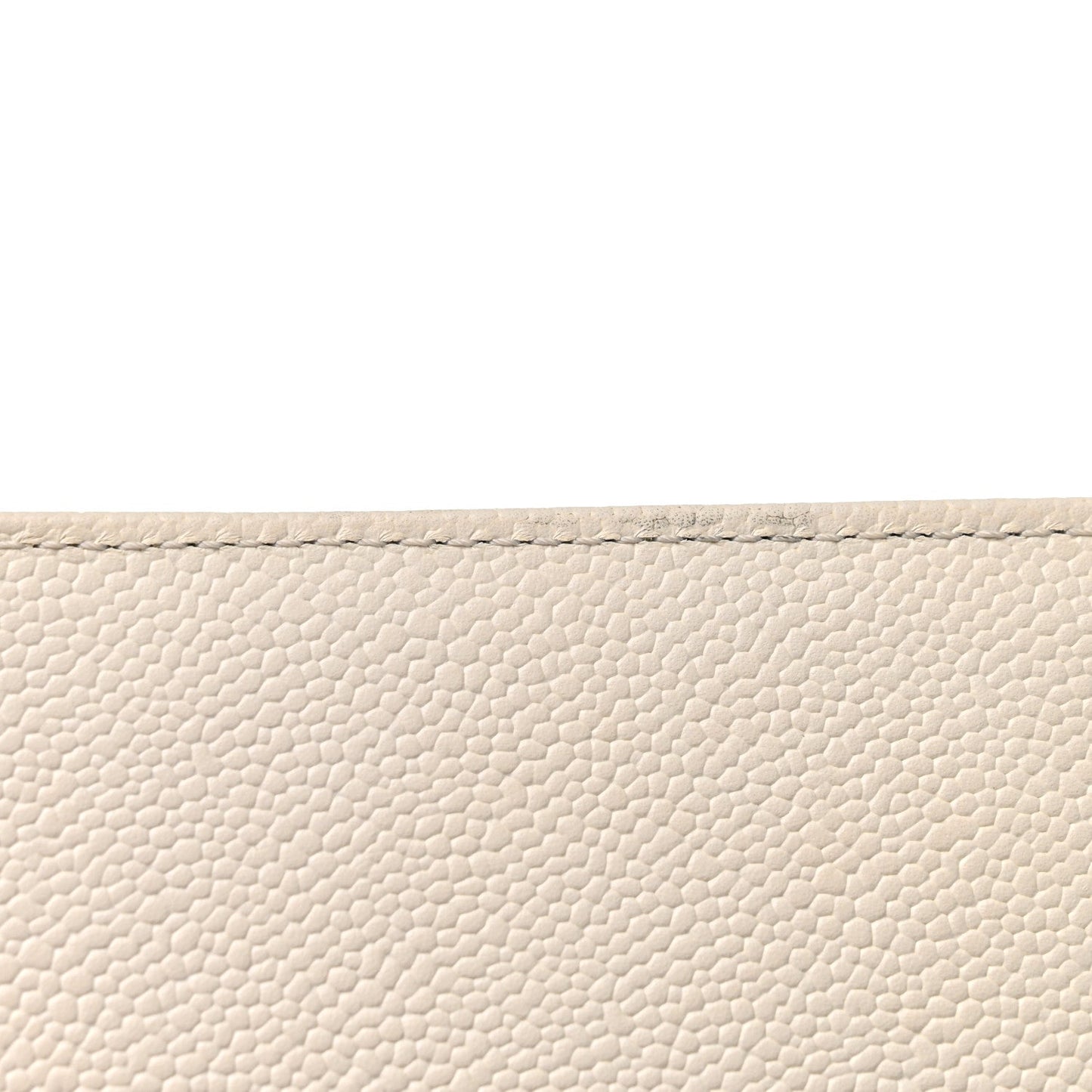 Caviar Quilted Medium Boy Flap White