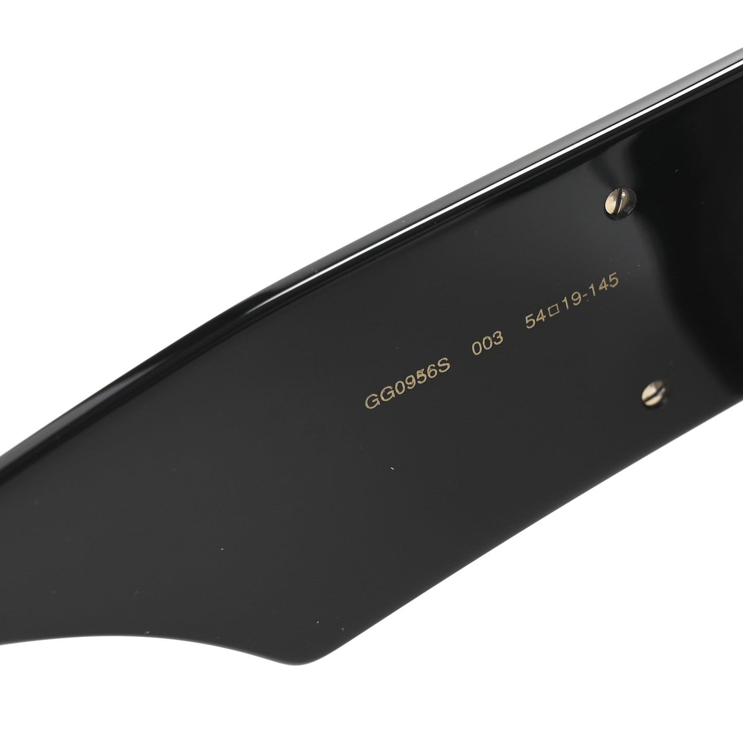 Acetate Square Frame Sunglasses GG0956S Black