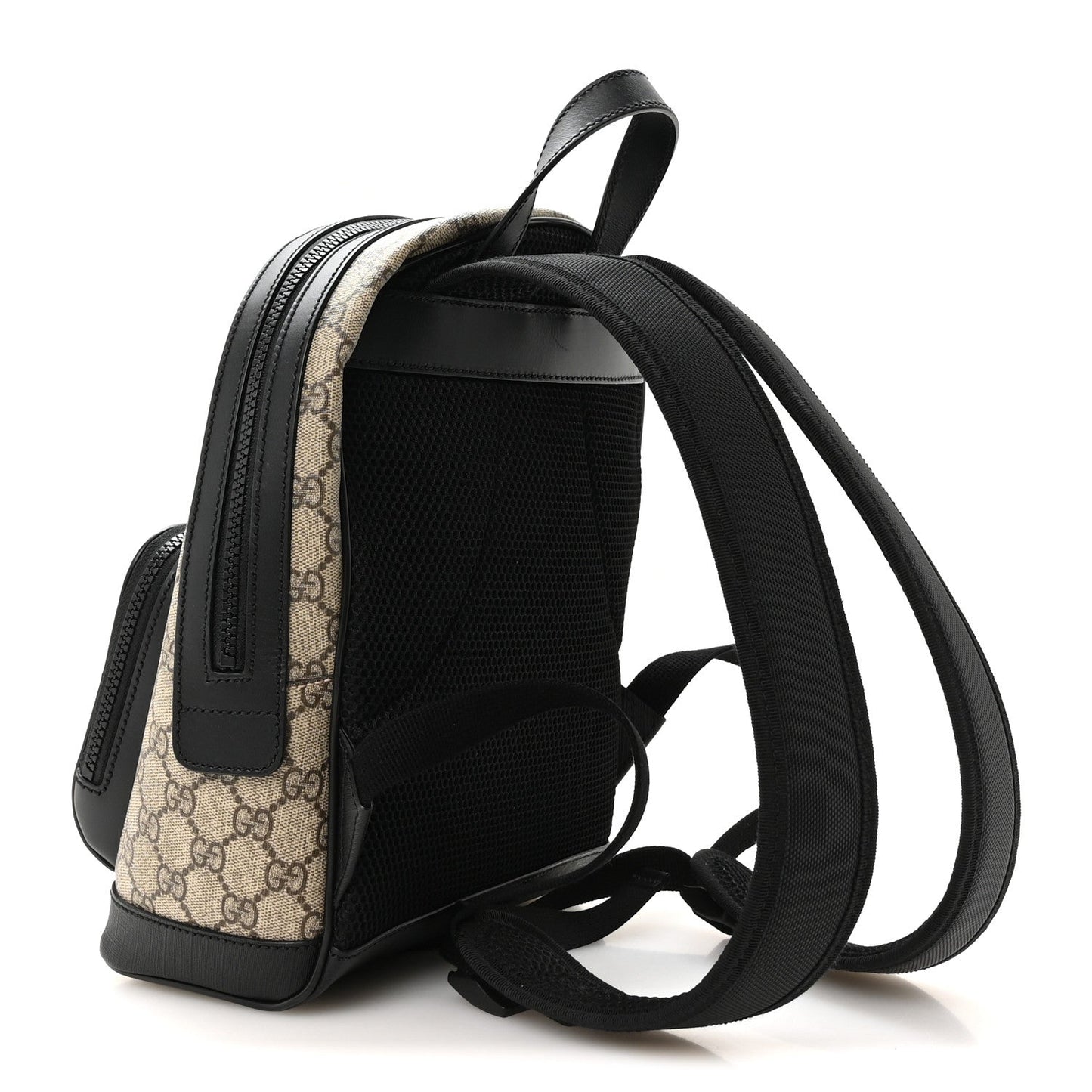 GG Supreme Monogram Small Eden Day Backpack Black