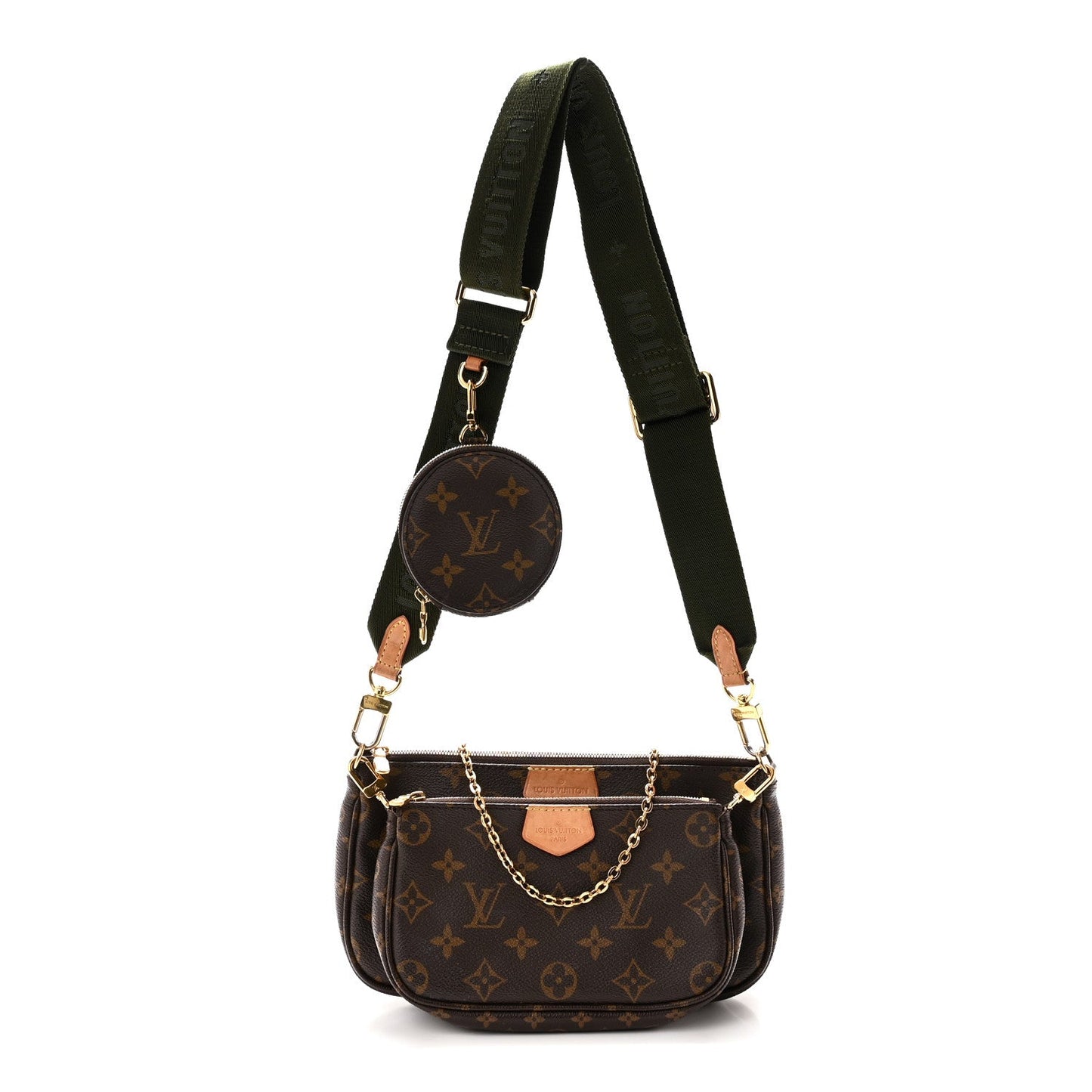 Monogram Multi Pochette Accessories Kaki