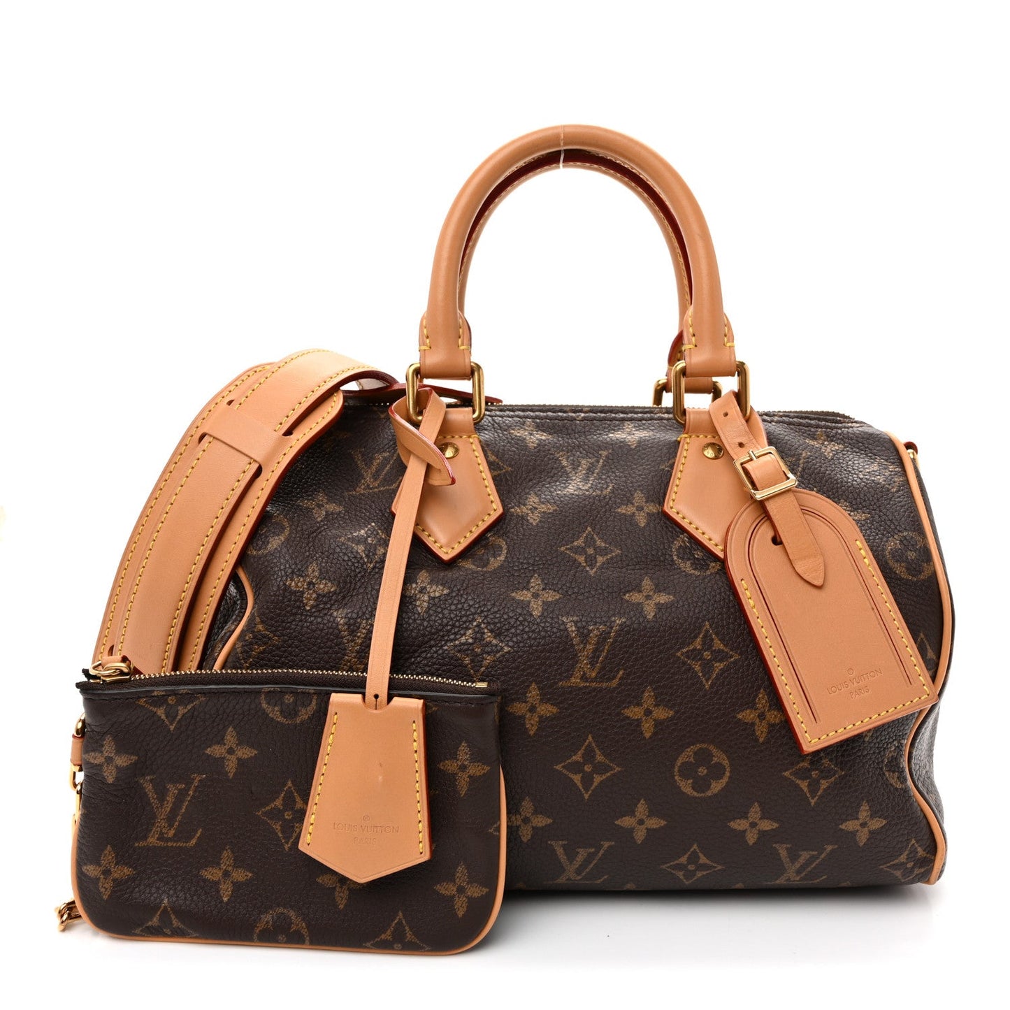 Calfskin Monogram Speedy P9 Bandouliere 25