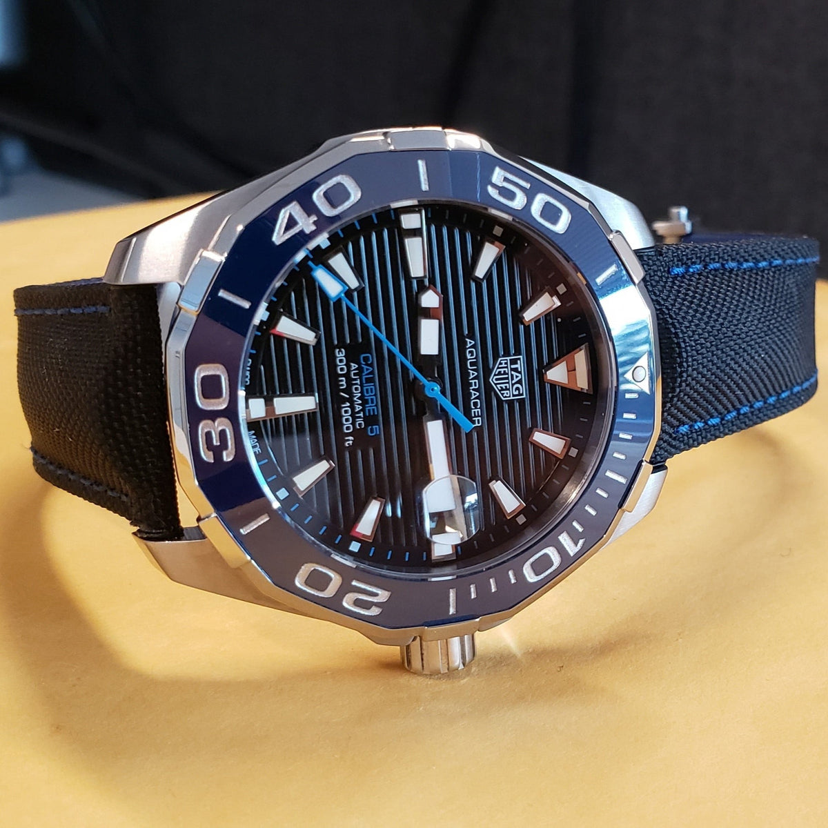 Tag Heuer Aquaracer Black Dial Watch for Men - WAY201C.FC6395
