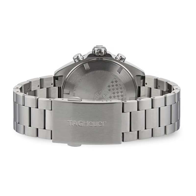 Tag Heuer Formula 1 Quartz Green Dial Silver Steel Strap Watch for Men - WAZ1017.BA0842