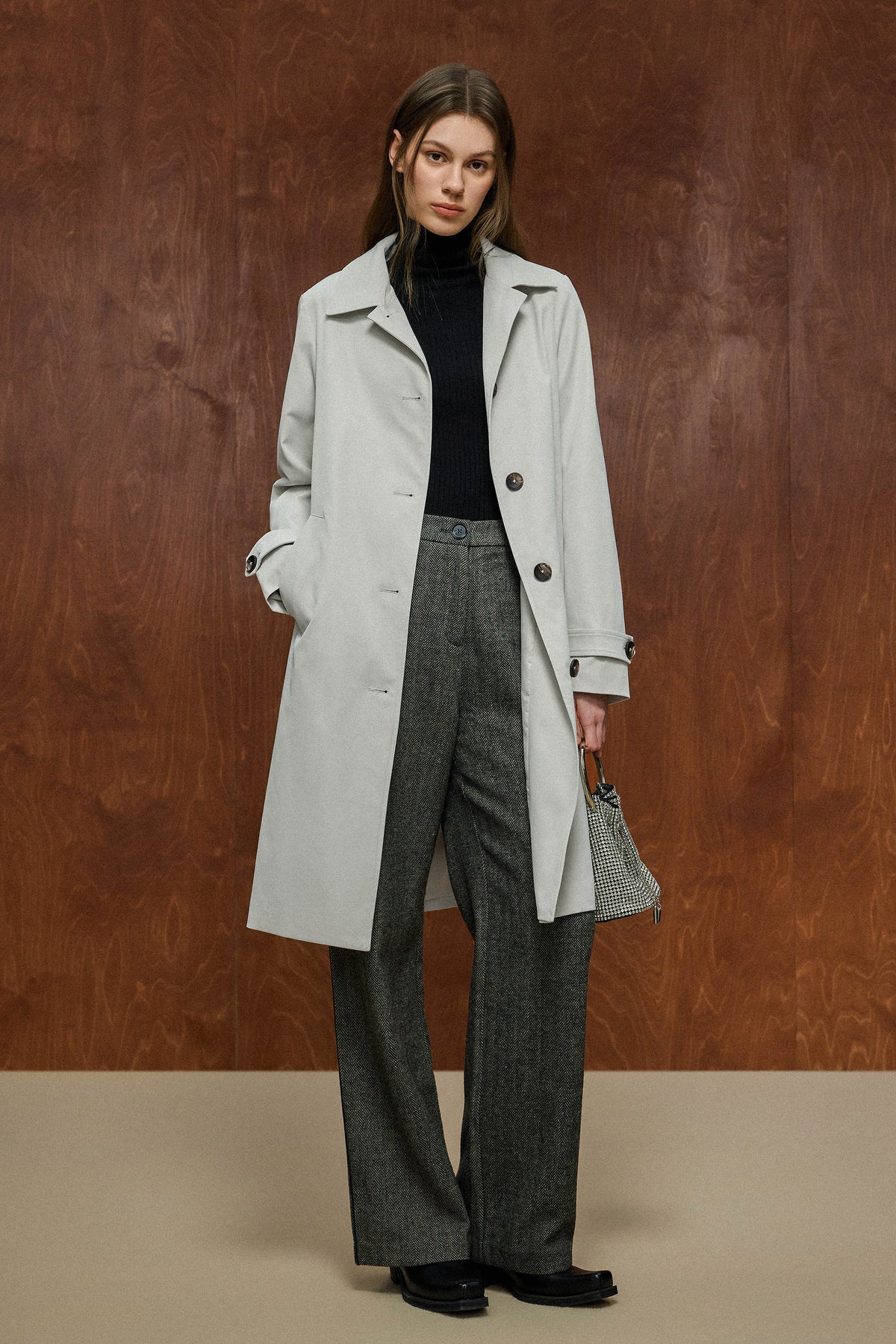 Single-Breasted Trench Coat