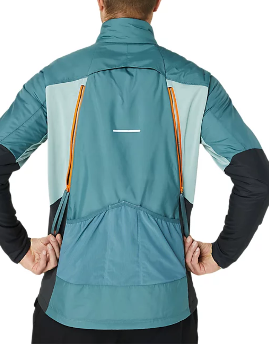 Men's Winter Run Jacket :Foggy Teal