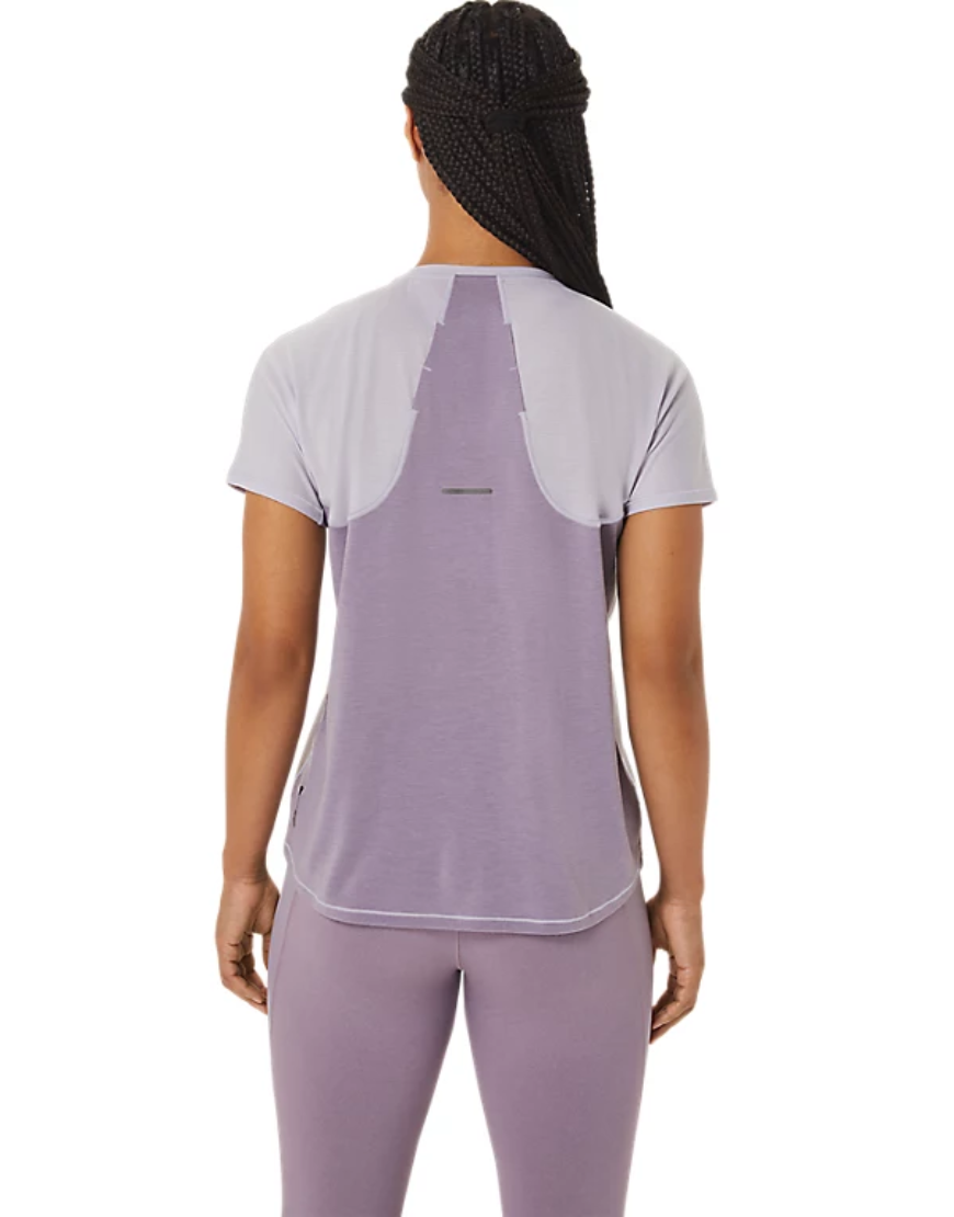 Women's Metarun Short Sleeve Top :Dusk Violet