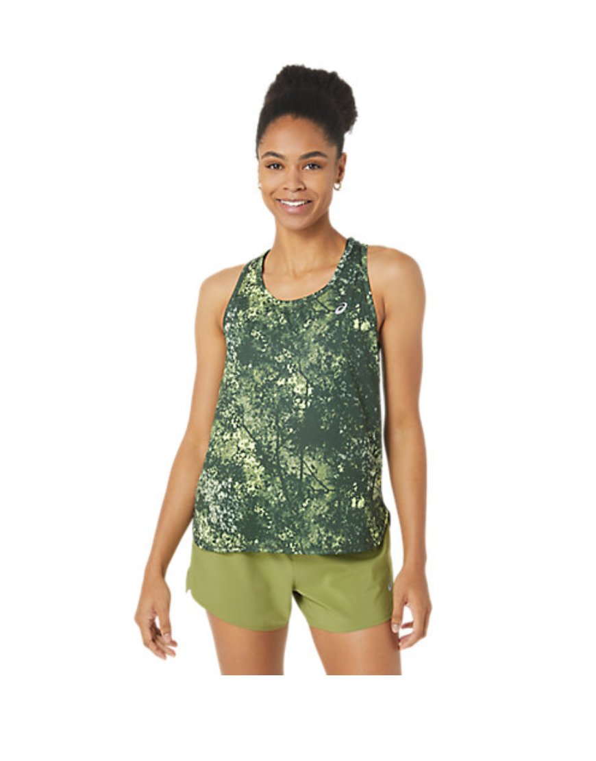 All Over Print Tank :Rain Forest/Glow Yellow