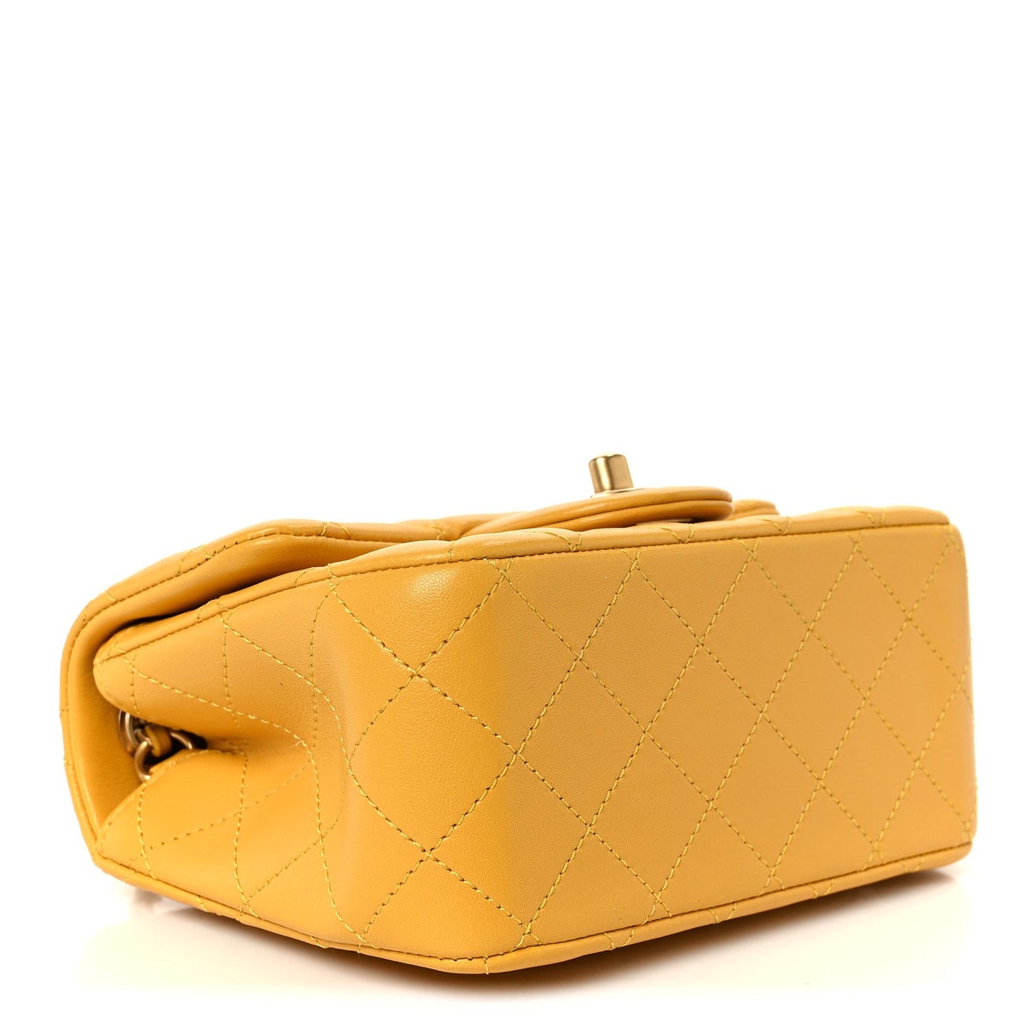 Lambskin Quilted Mini Pearl Crush Flap Juane