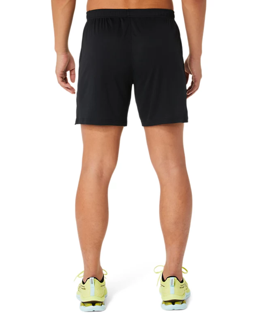 Men's Vented Mesh 7inch Shorts: Black