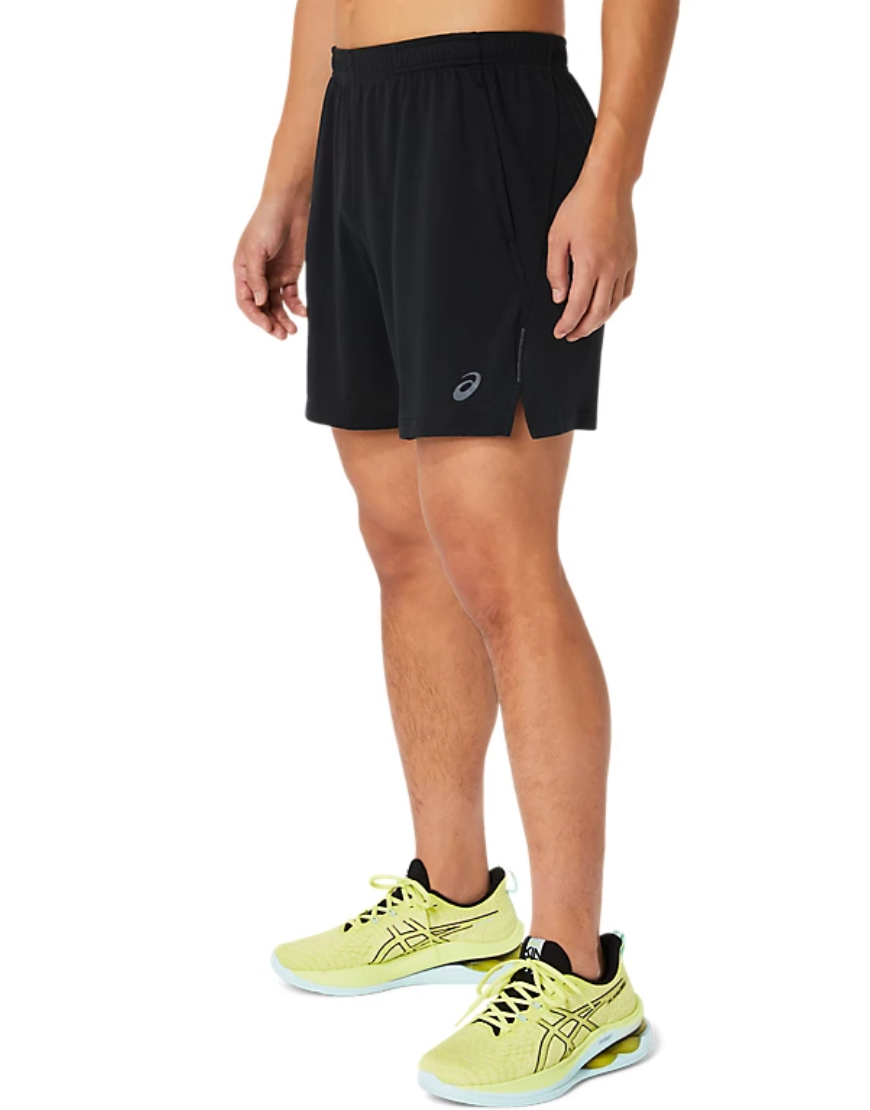 Men's Vented Mesh 7inch Shorts: Black