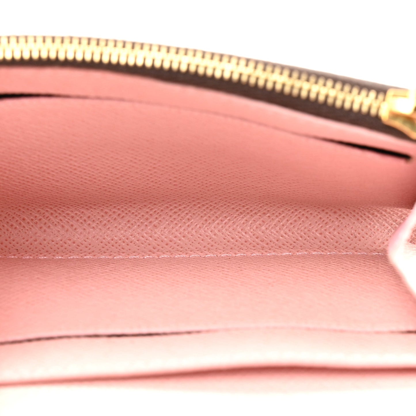 Damier Ebene Rosalie Coin Purse Rose Ballerine