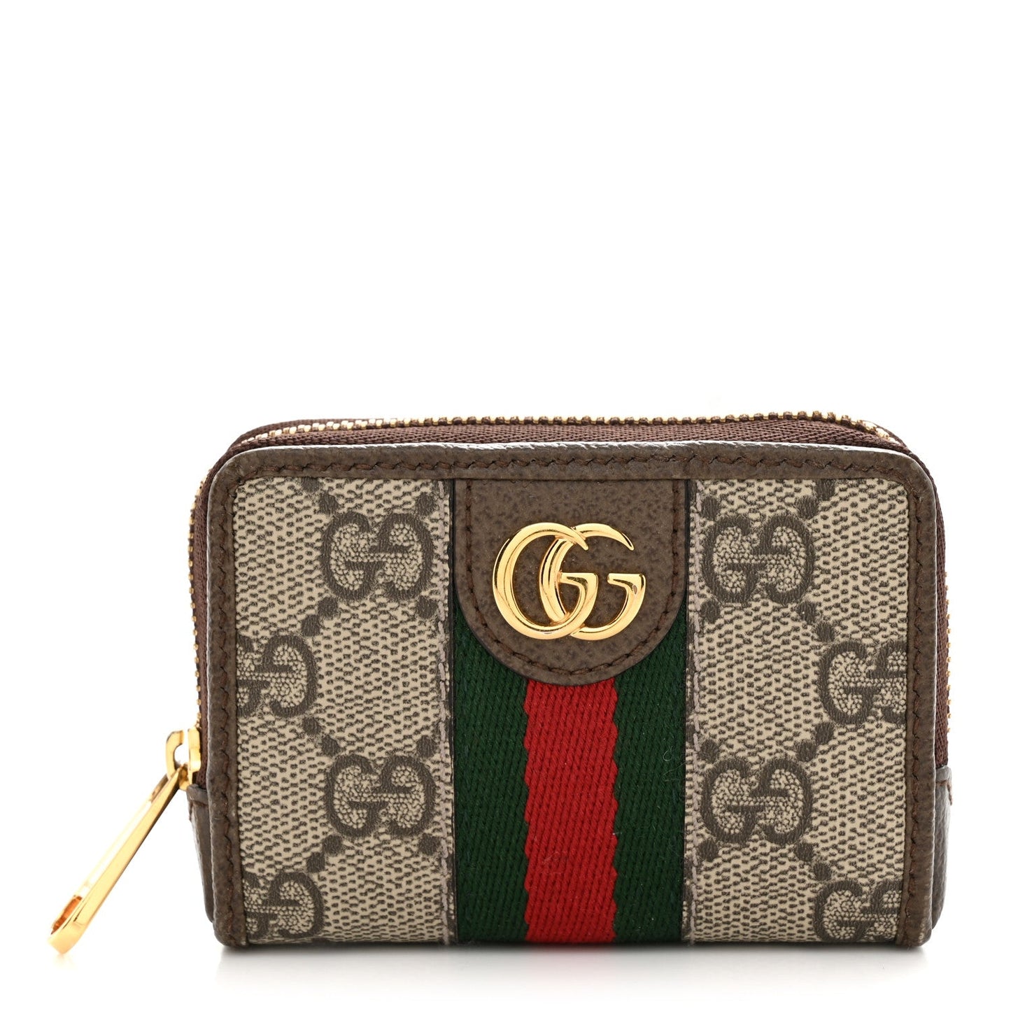 GG Supreme Monogram Web Ophidia Playing Card Case Beige New Acero