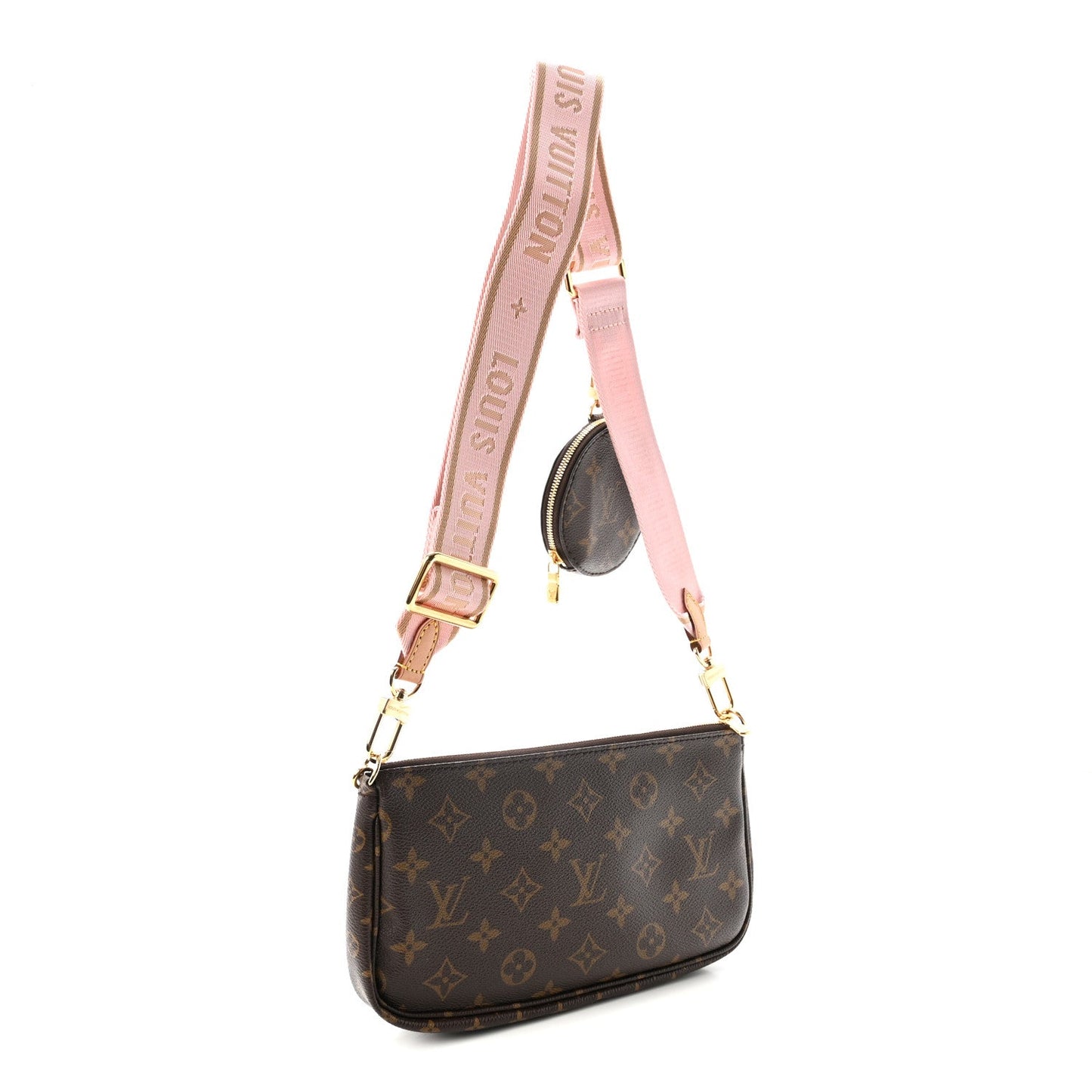 Monogram Multi Pochette Accessories Rose Clair