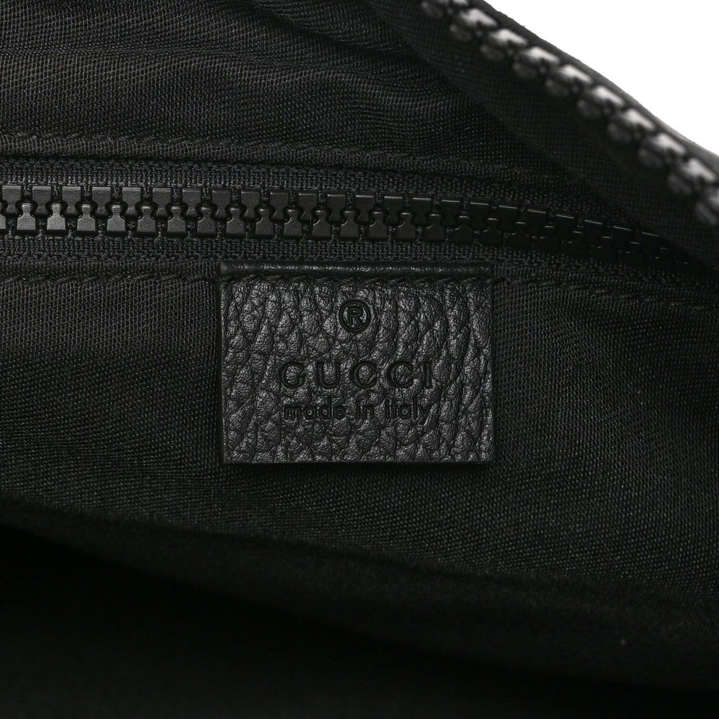 Nylon Monogram Medium Flat Messenger Bag Black