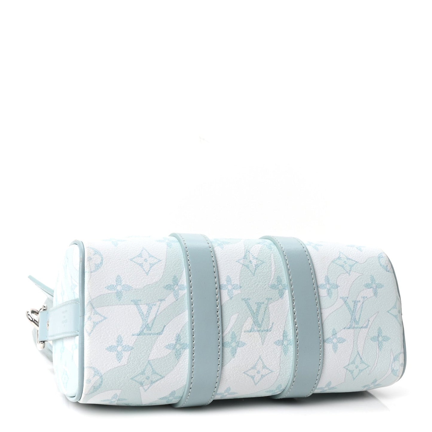 Monogram Aquagarden Keepall Bandouliere 25 Crystal Blue