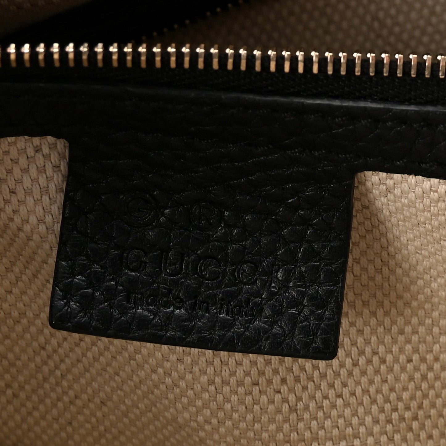 Pebbled Calfskin Medium Soho Chain Shoulder Bag Black