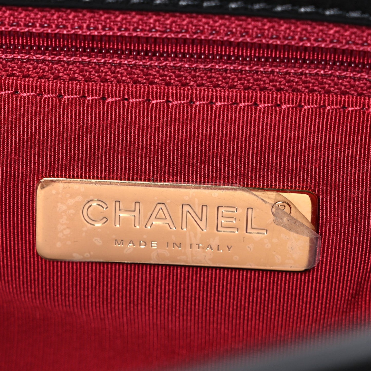 Lambskin Quilted Large Chanel 19 Flap Black