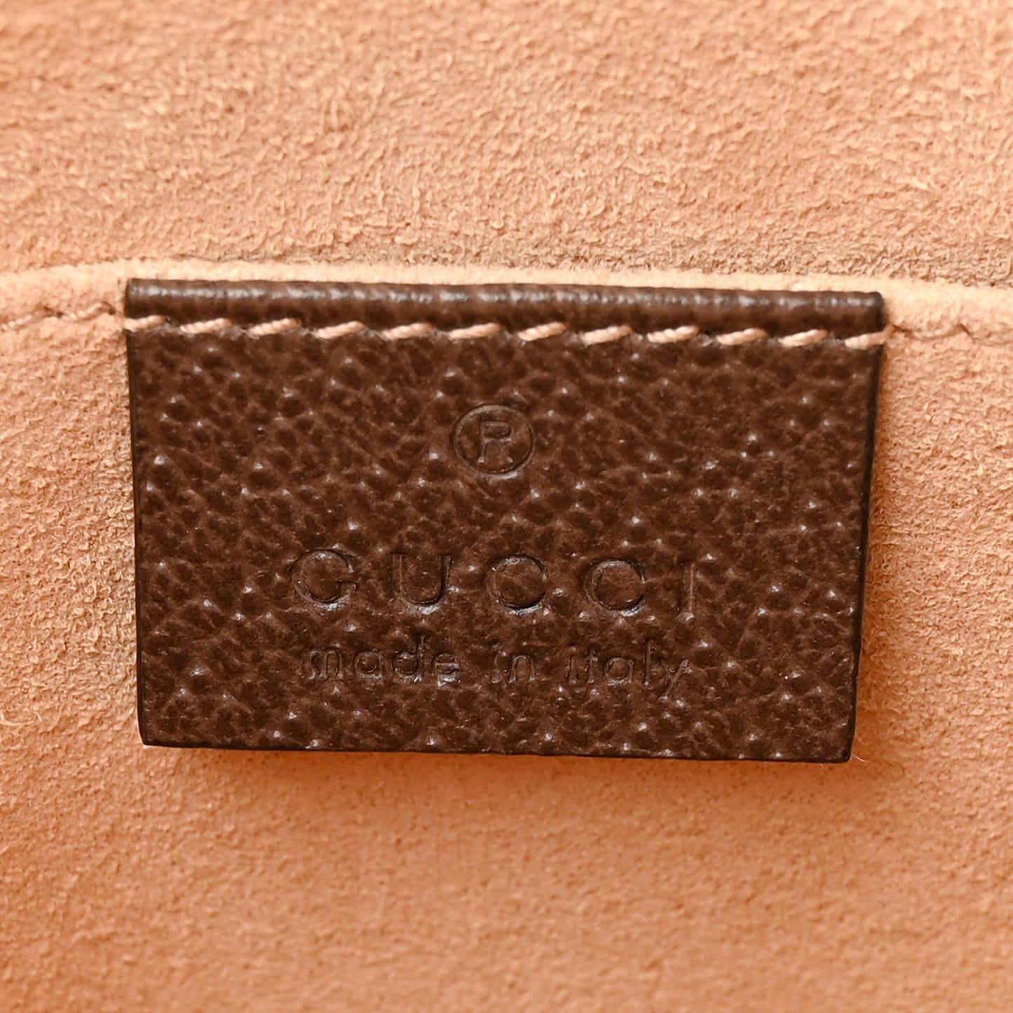 GG Supreme Monogram Web Ophidia Pouch Brown